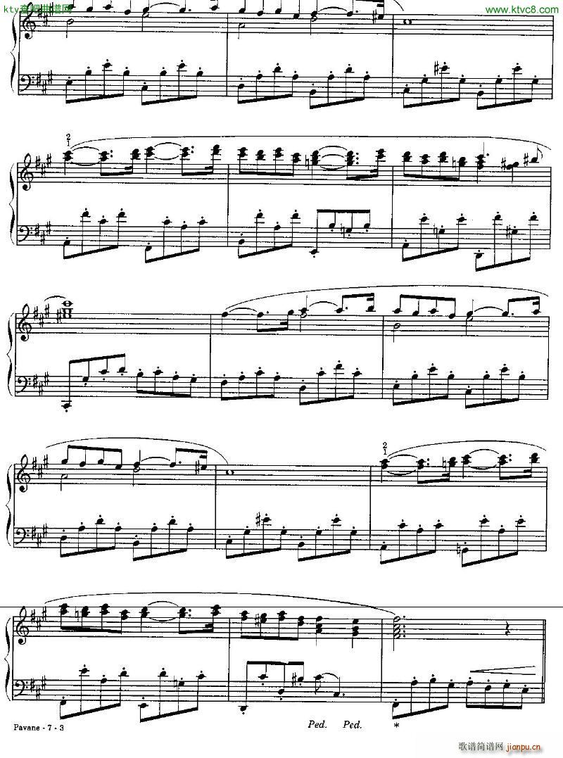 Faure 050 Pavane arr piano solo R Schultz(V)3