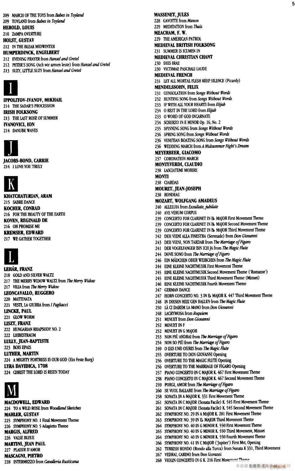 The Real Little Classical Fake Book P1 20(ʮ�ּ�����)5