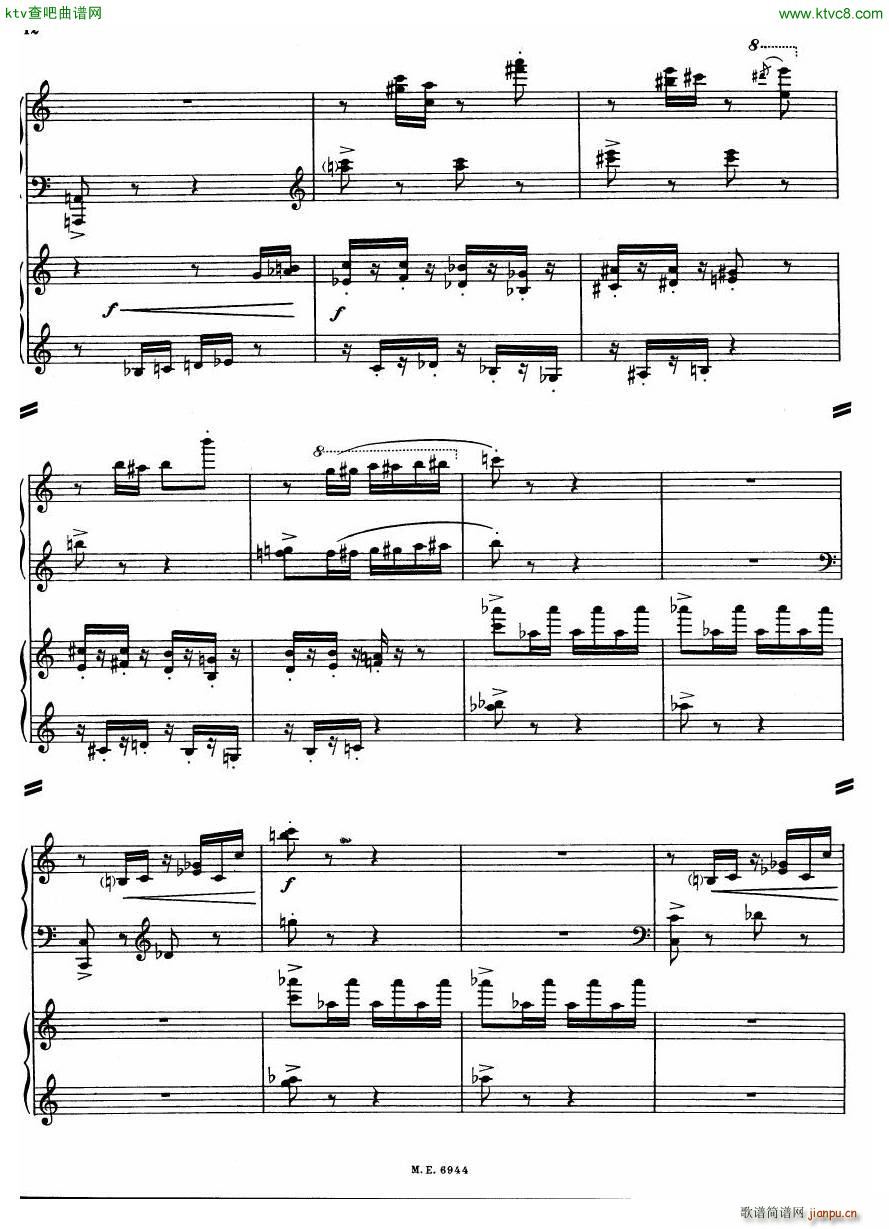 Auric Partita for two pianos(V)12