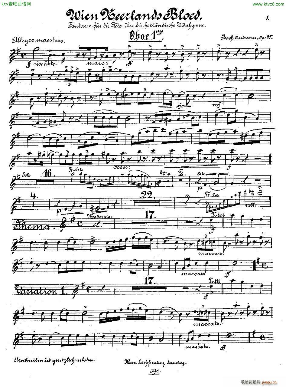 Andersen op 35 Wien Neerlands Bloed orch pts(V)24