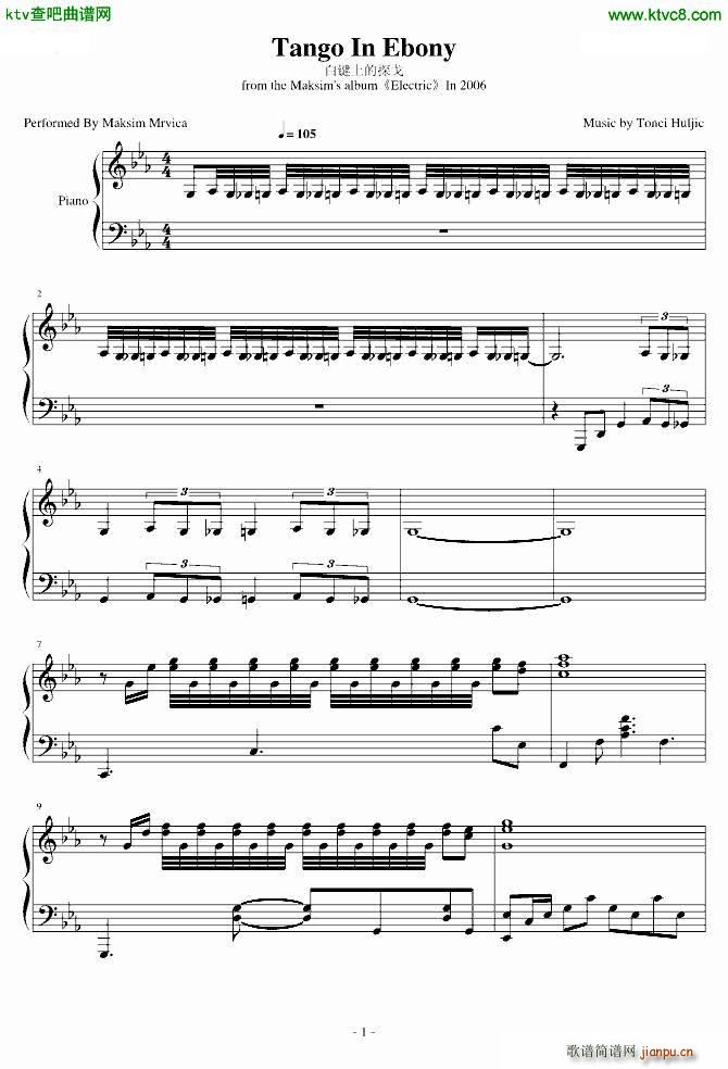 Tango In Ebony(V)1