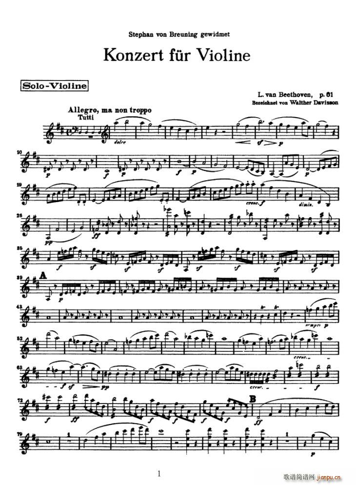 Konzert fur Violine(СV)1