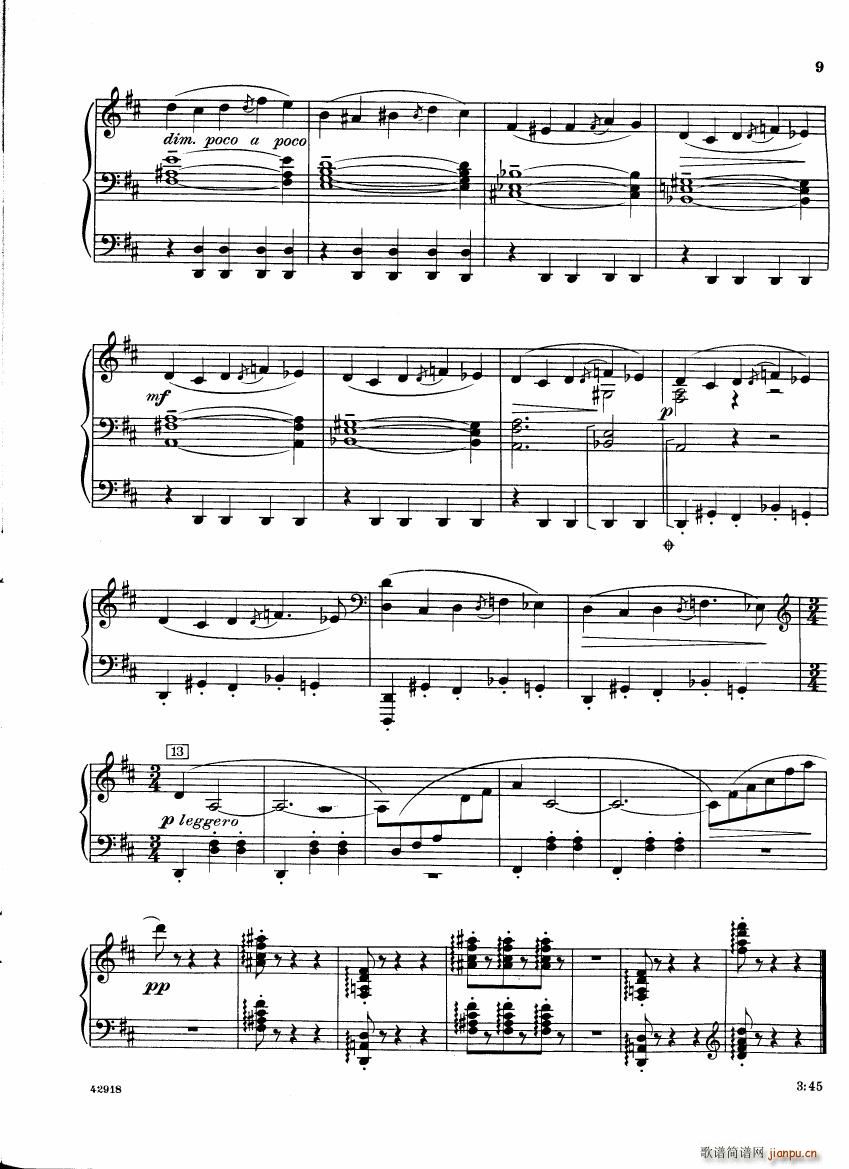 Barber op 28 Souvenirs piano solo(V)9
