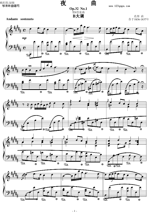 B{ҹOp.32No.1-Ф(V)1