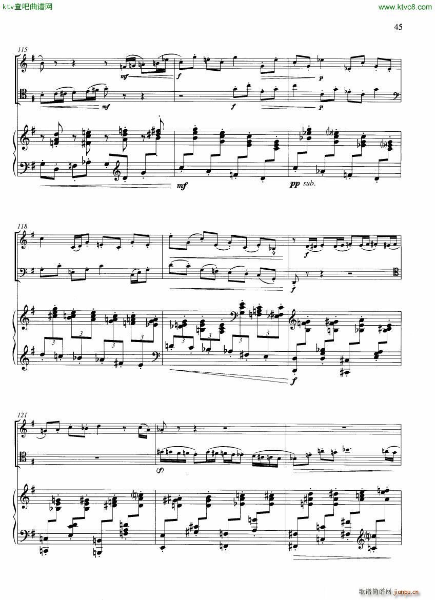 Francaix Trio for oboe bassoon and piano (V)18