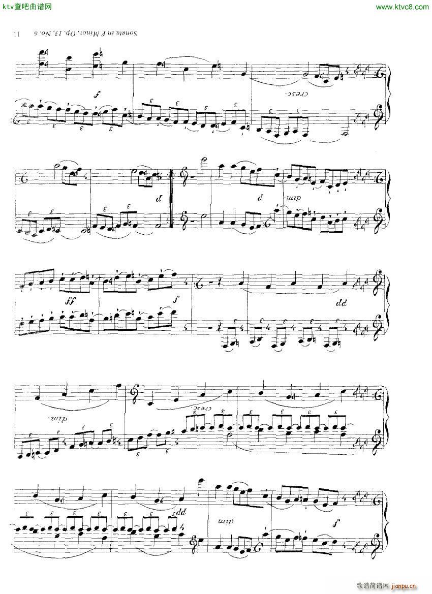 Clementi 13 6 Sonata Fminor 1 2(V)3