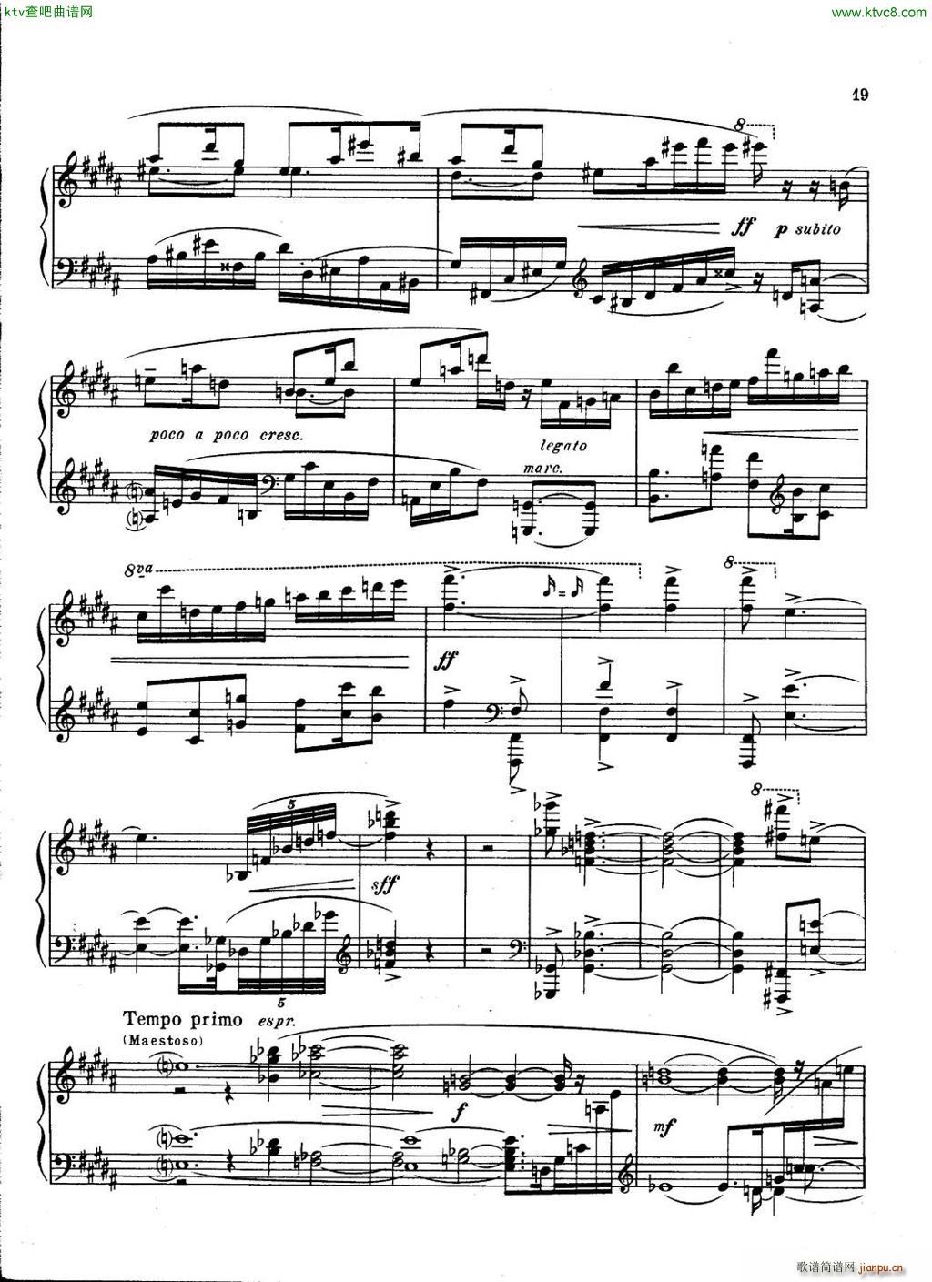 Carter Piano Sonata(V)19