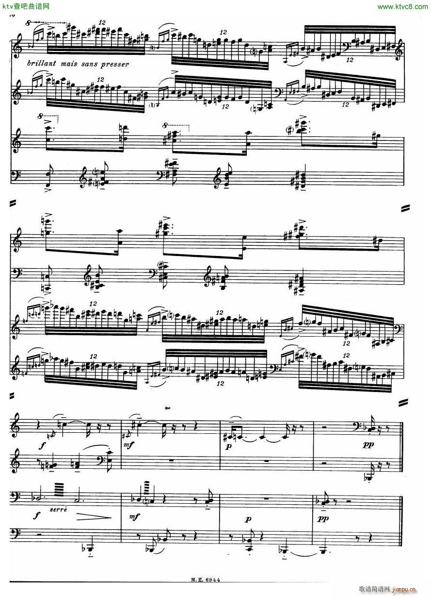 Auric Partita for two pianos(V)26