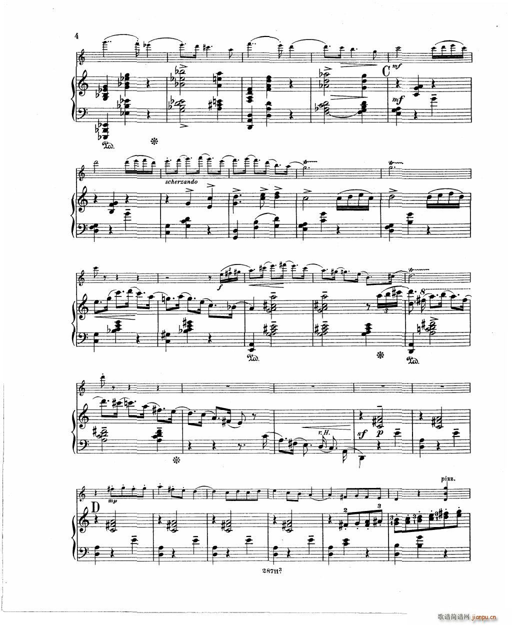 Bowen Humoresque for violin and piano(V)6