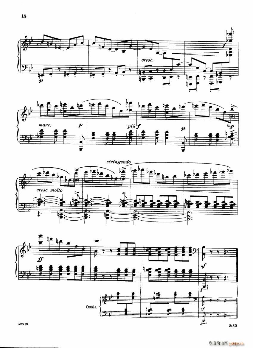 Barber op 28 Souvenirs piano solo(V)14