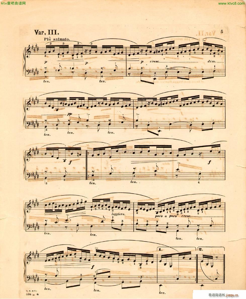Bulow haendel harmonious blacksmith(V)5