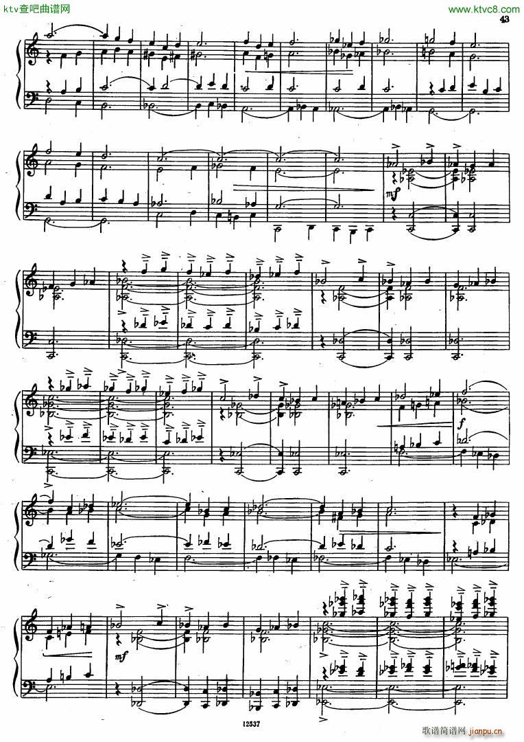 Flyarkovsky 6 preludes and fugues(V)43