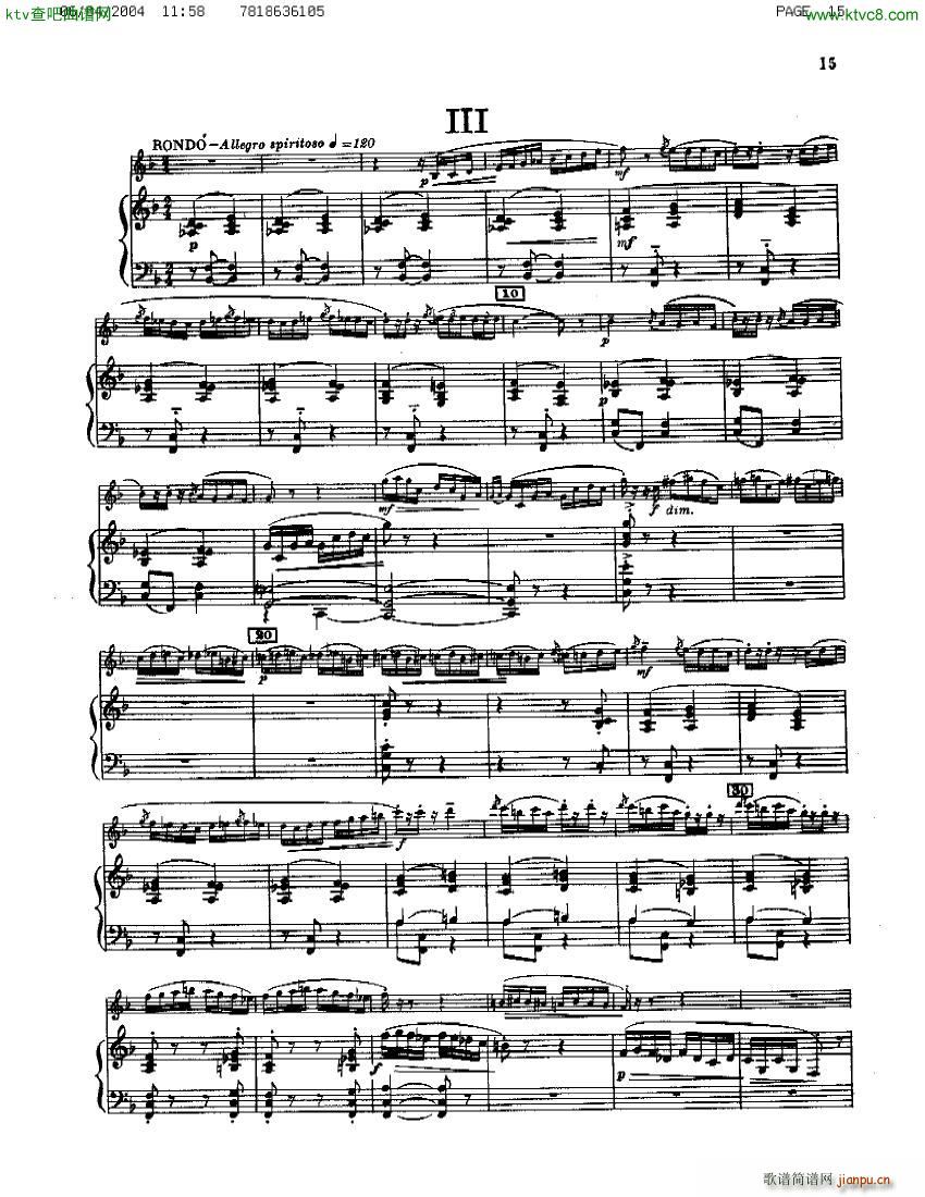 Guastavino Sonata Para Clarinete Y Piano(V)15