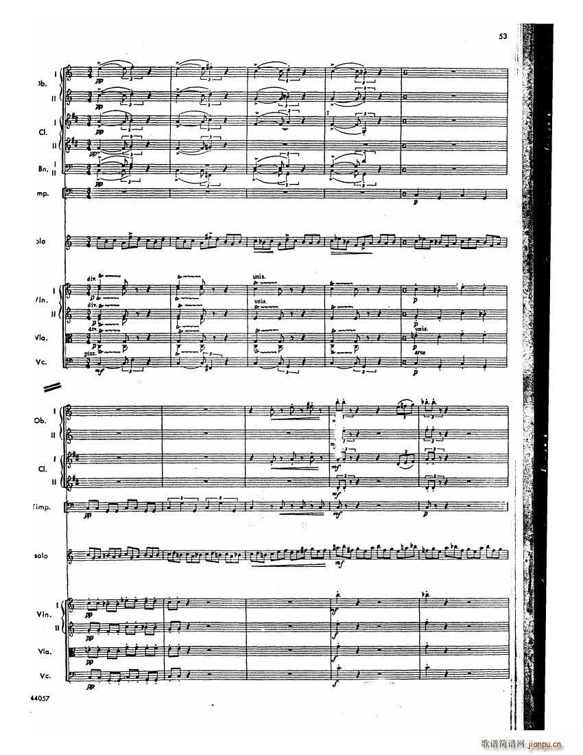 Barber op 14 Violin Concerto Score (V)12