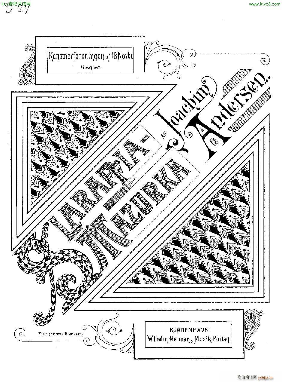 Andersen Slaraffia Polka Mazurka(V)1