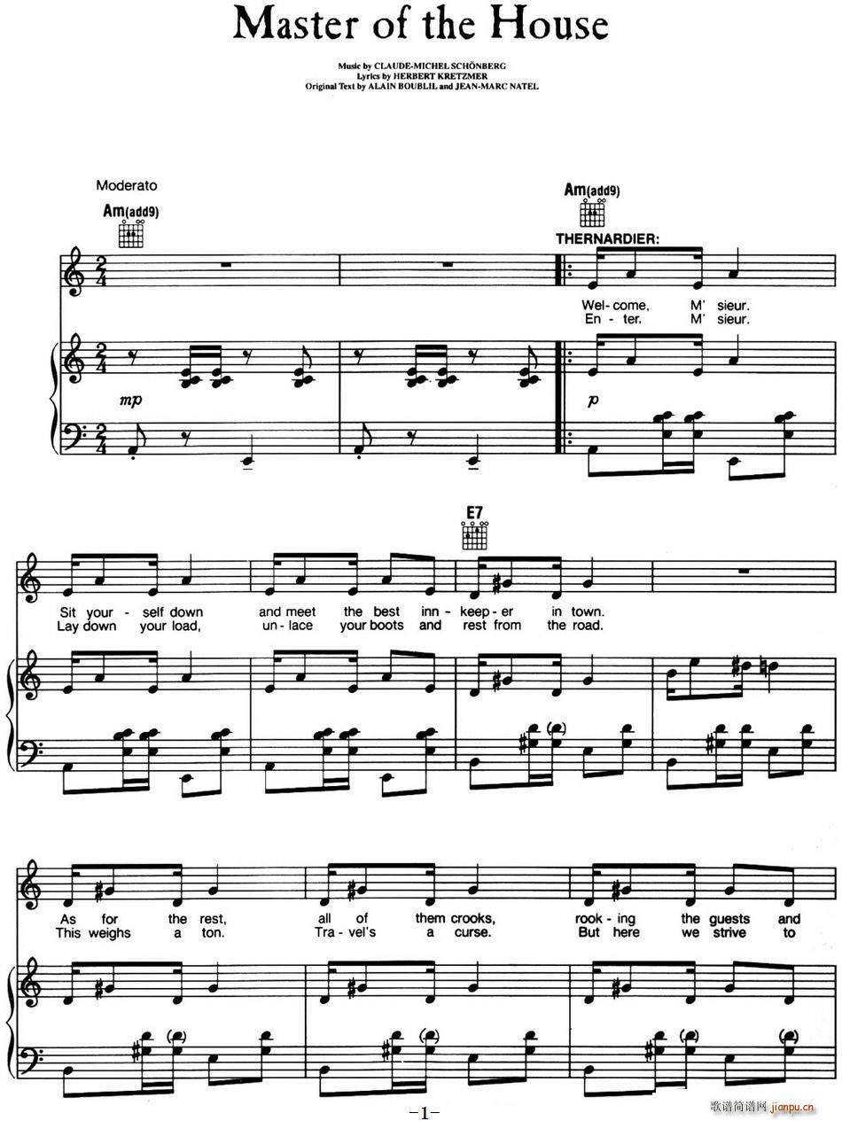 Master of the House (l ) K Les Miserables x(ʮּ)1