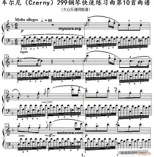 ܇(ch) ٿپ Czerny 299 10 ʾ(V)1