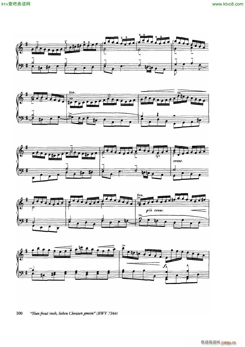 Bach Busoni Ten Chorale Preludes(V)14