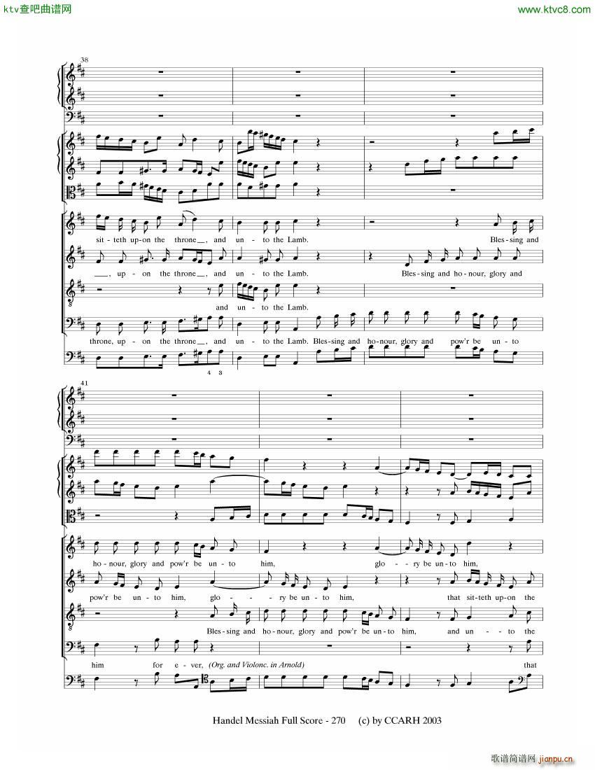 G F Handel Messiah Open Score (V)29