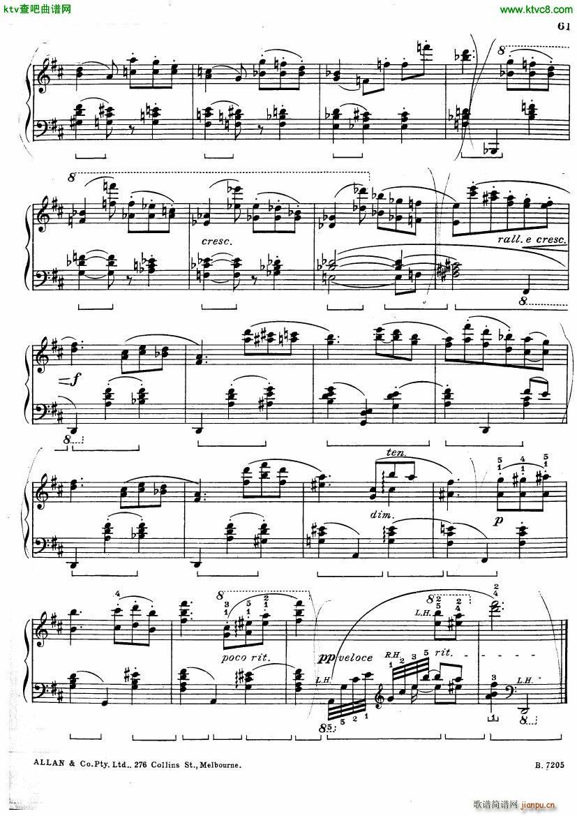Josephine Bell Waltz in D Major for Piano(V)3