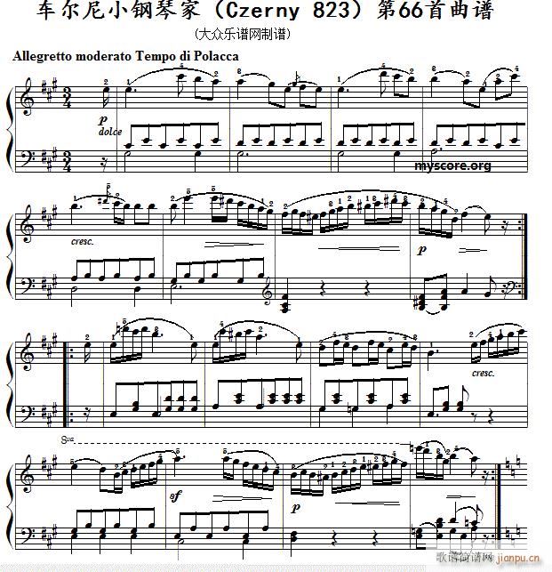 ܇(ch) Сټ Czerny 823 66 ʾ(V)1