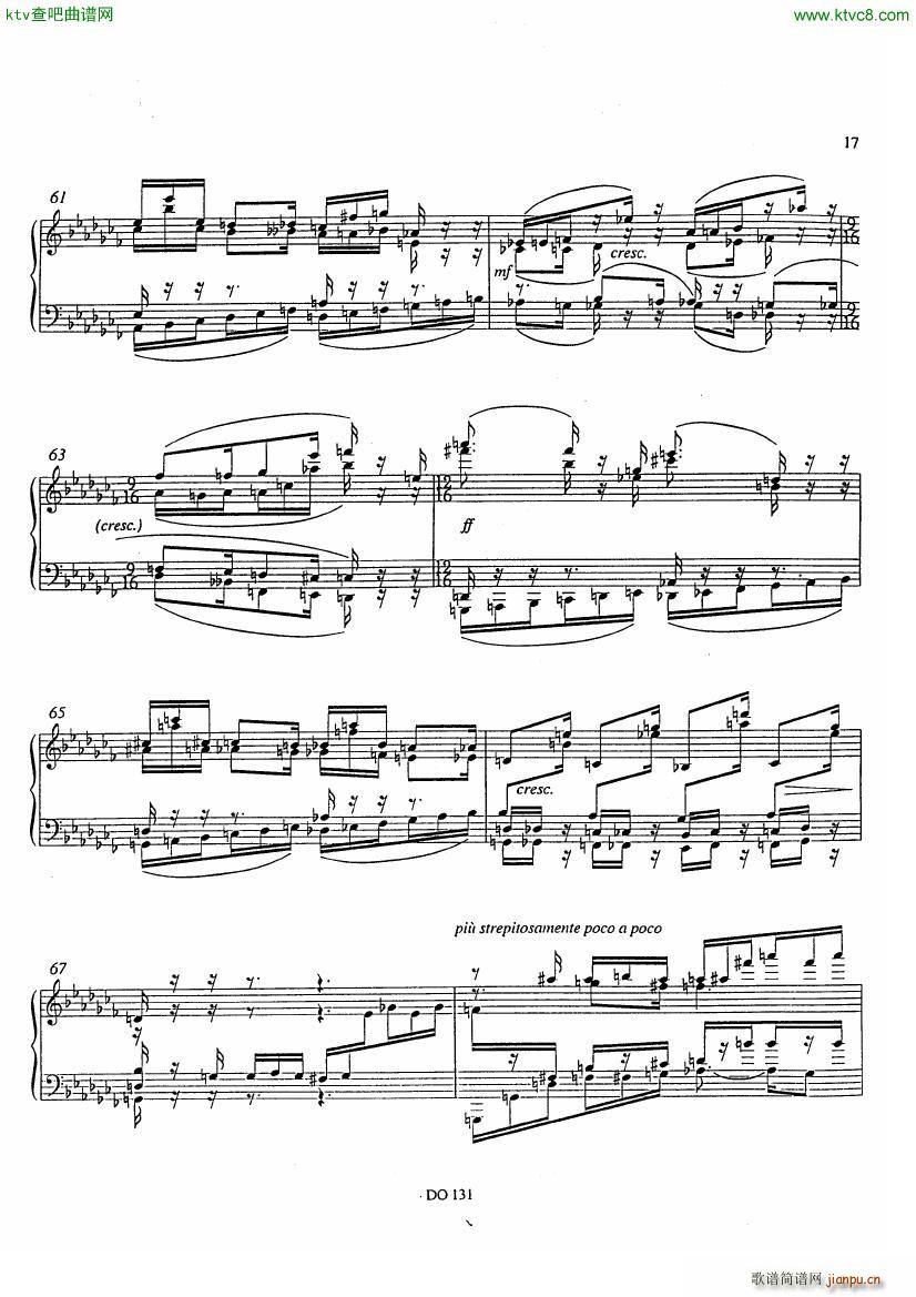 Etude No 12 Prlude et Fugue(V)15