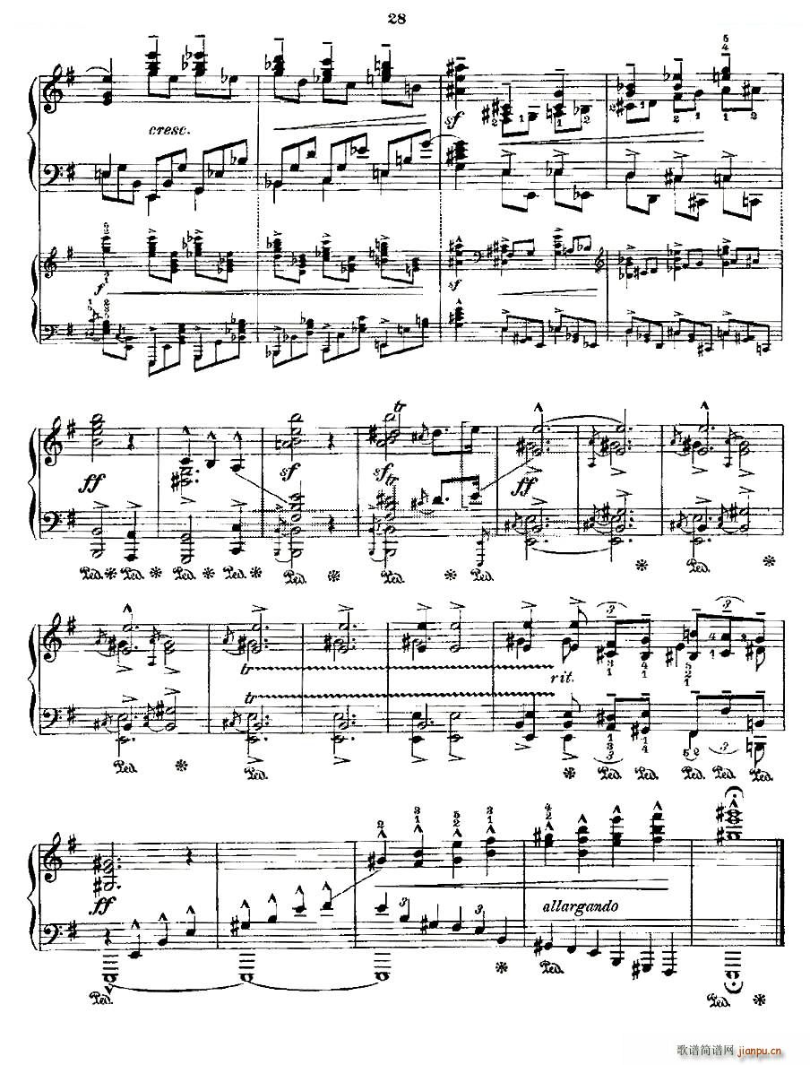 Ф  Fr Chopin Op 25 No5 1(V)12