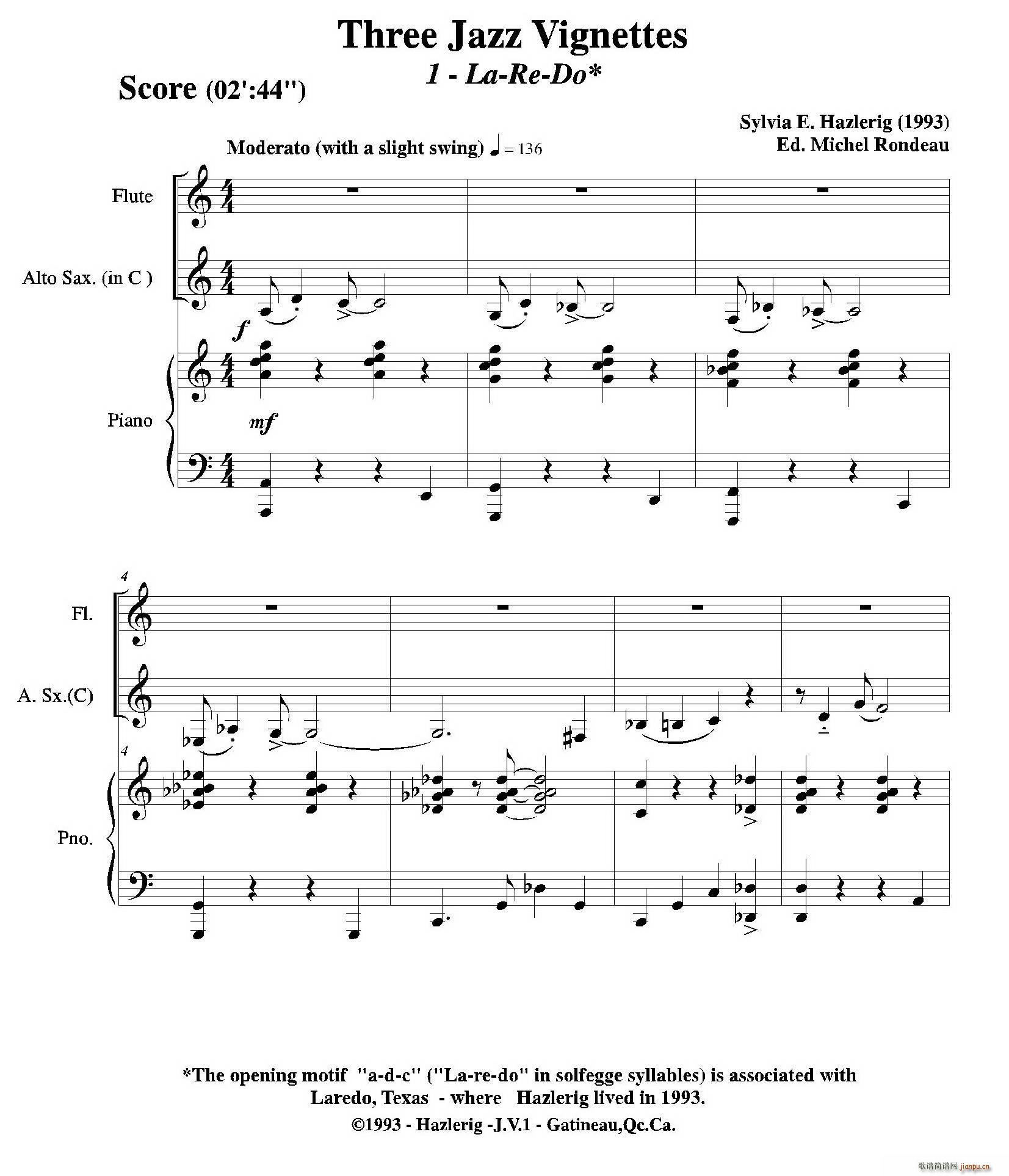 Three jazz vignettes һ(l ) L(chng)_(V)1