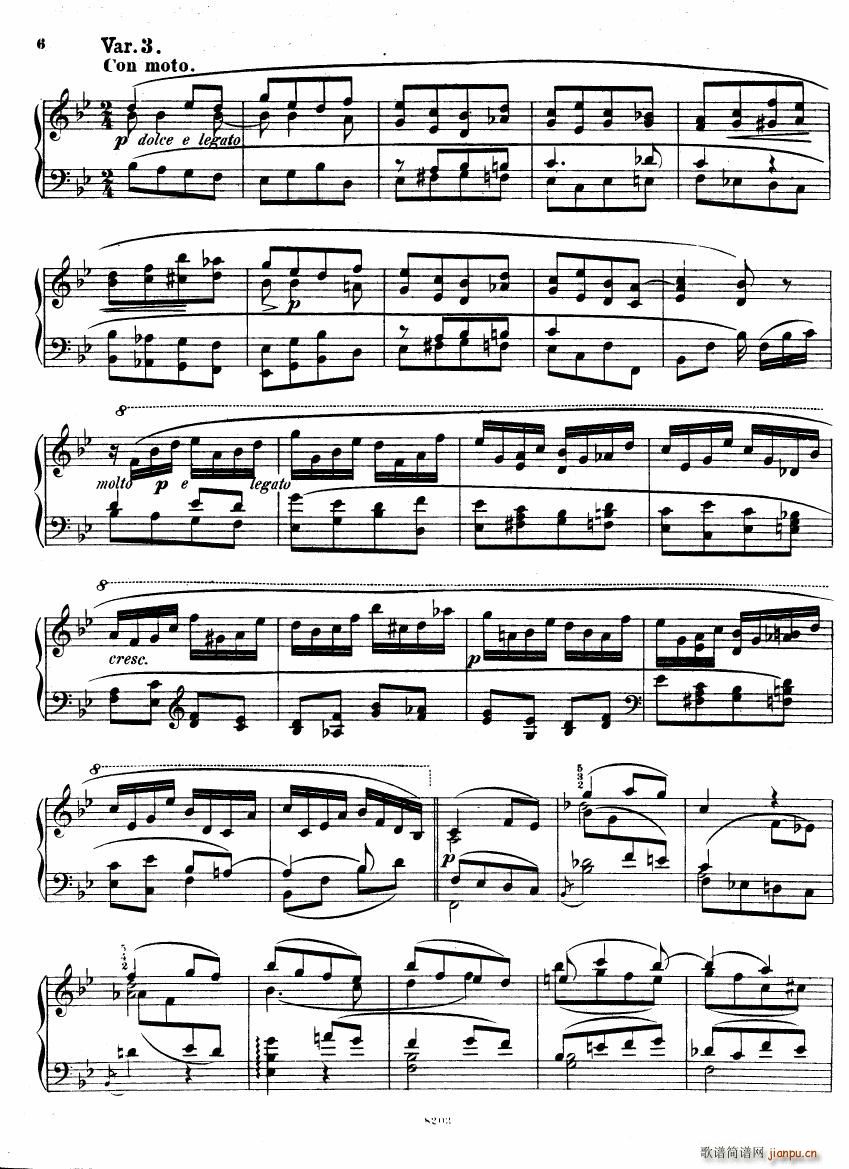 Brahms Stark Haydn Variations pno solo(V)5