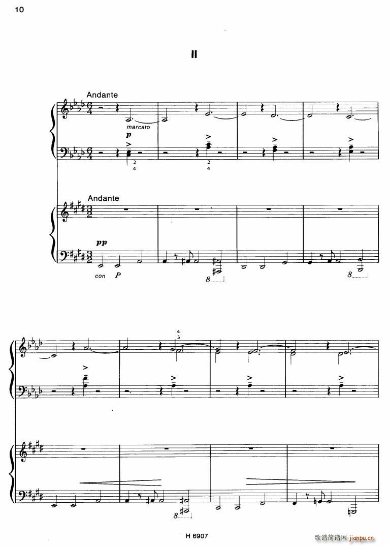 Barton Sonatina for 4 hands(V)10