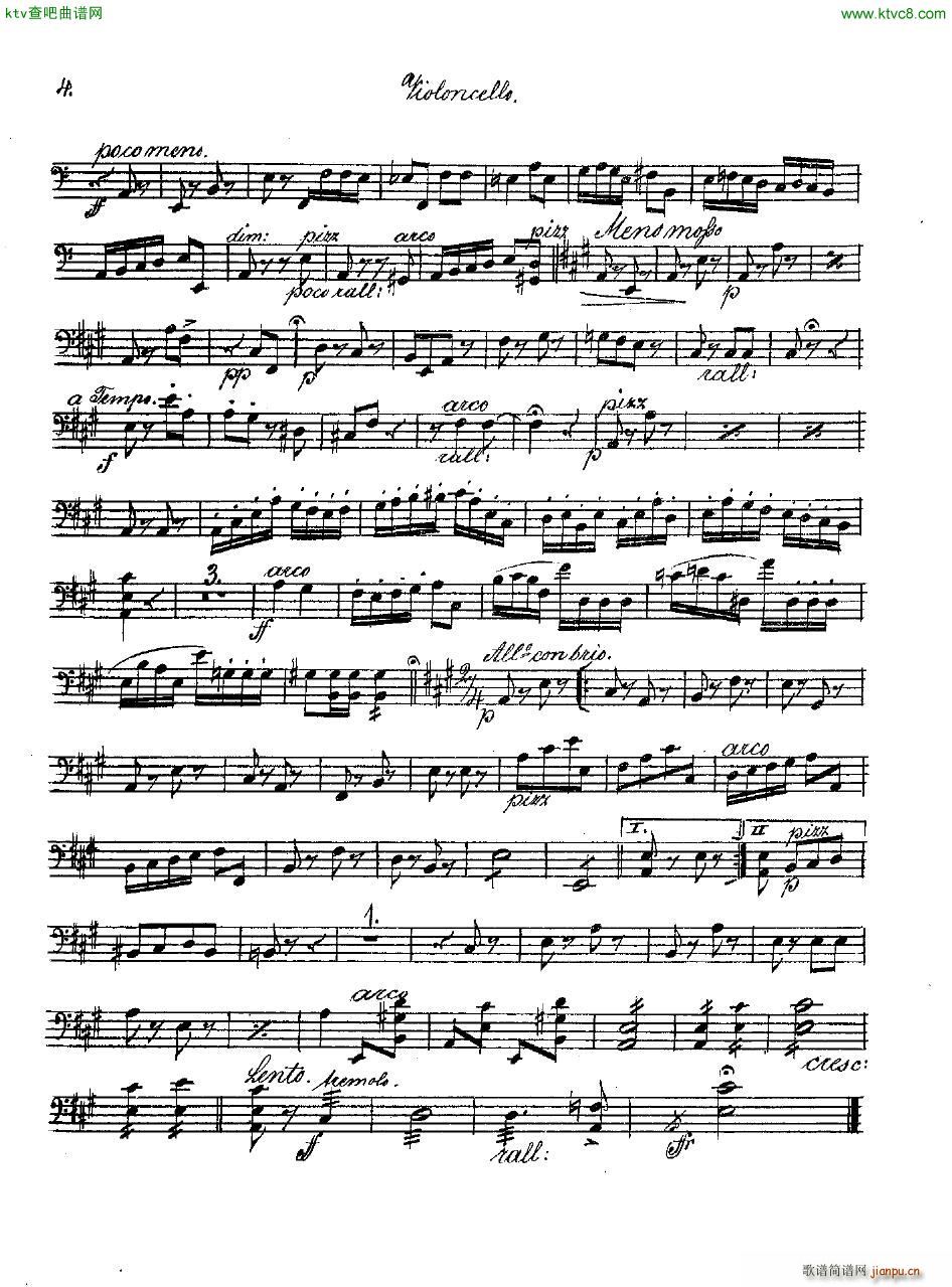 Andersen op 2 Ungarische Fantasie orch parts(V)17