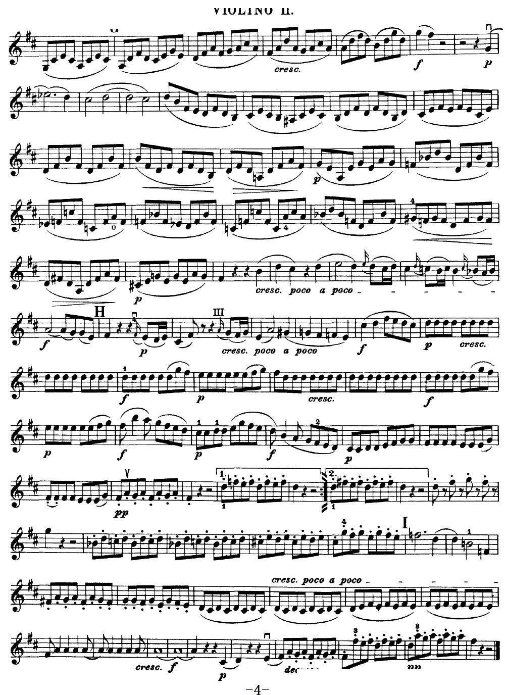 Mozart Quartet No 20 in D Major K 499 Violin 2(ʮּ)7