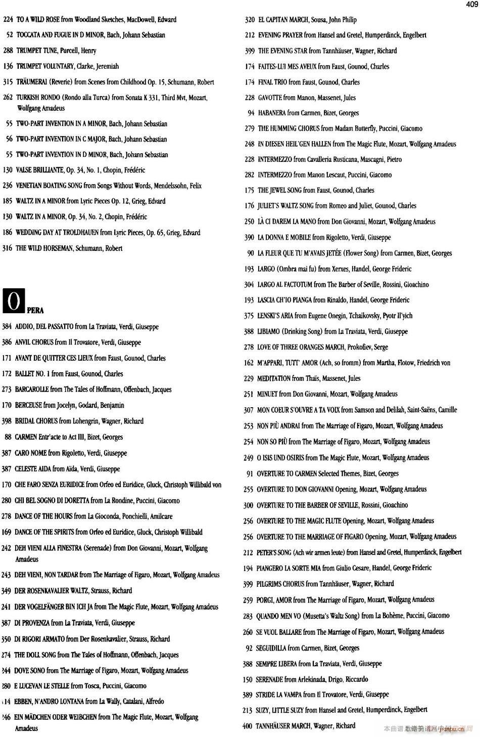 The Real Little Classical Fake Book P401 413(ʮ�ּ�����)8