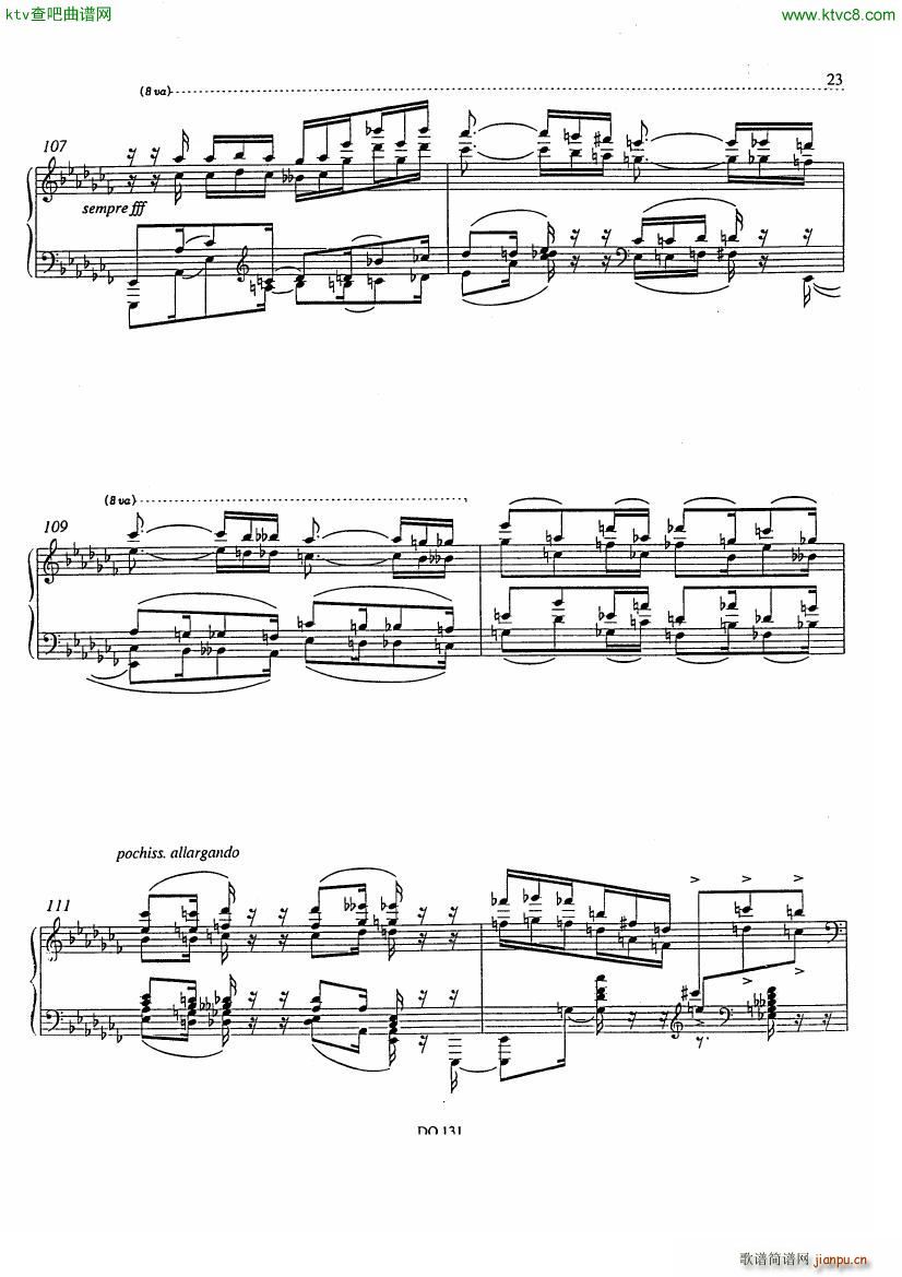 Etude No 12 Prlude et Fugue(V)21