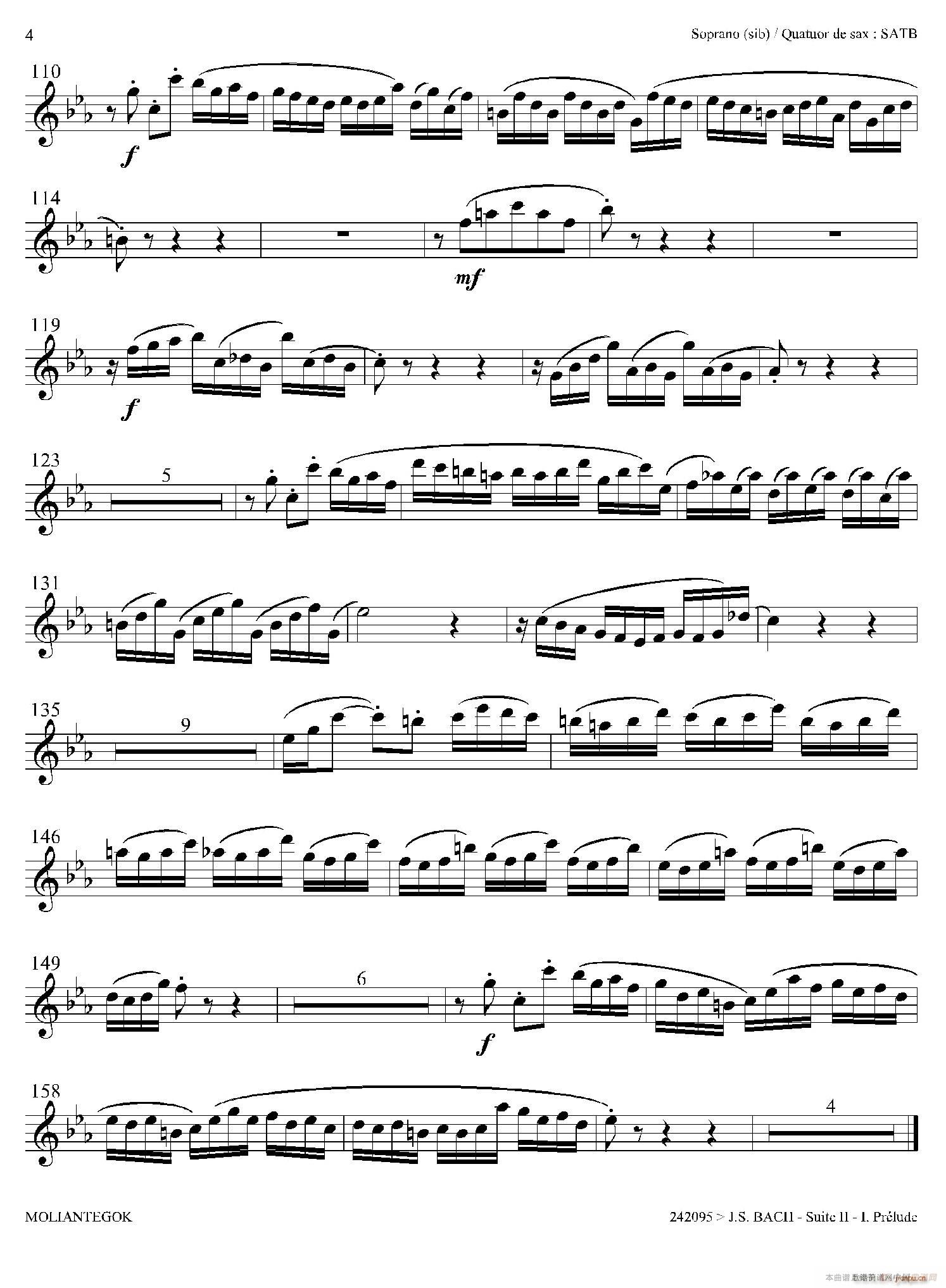 Suite anglaise No 2 BWV 807 M֮ ǰ _˹(ʮּ)3