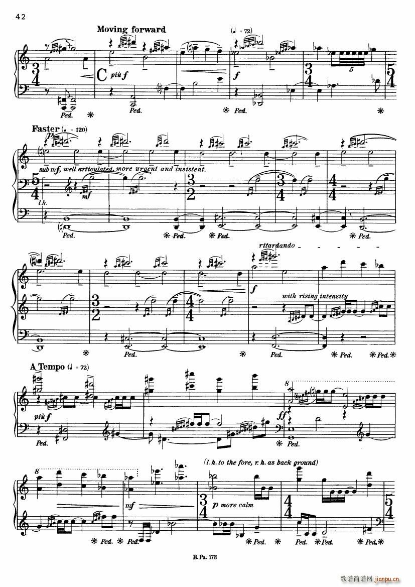 Copland Piano Fantasy(V)39