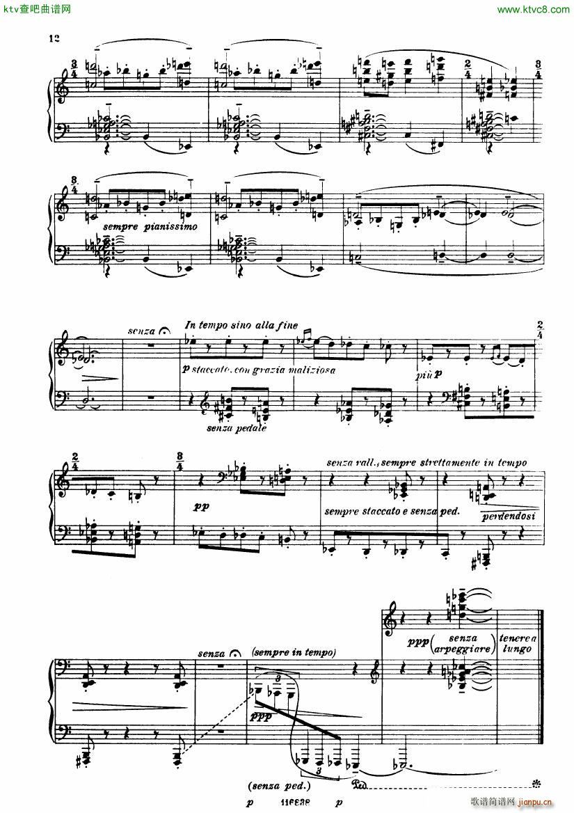 Casella Sonatina piano(V)12