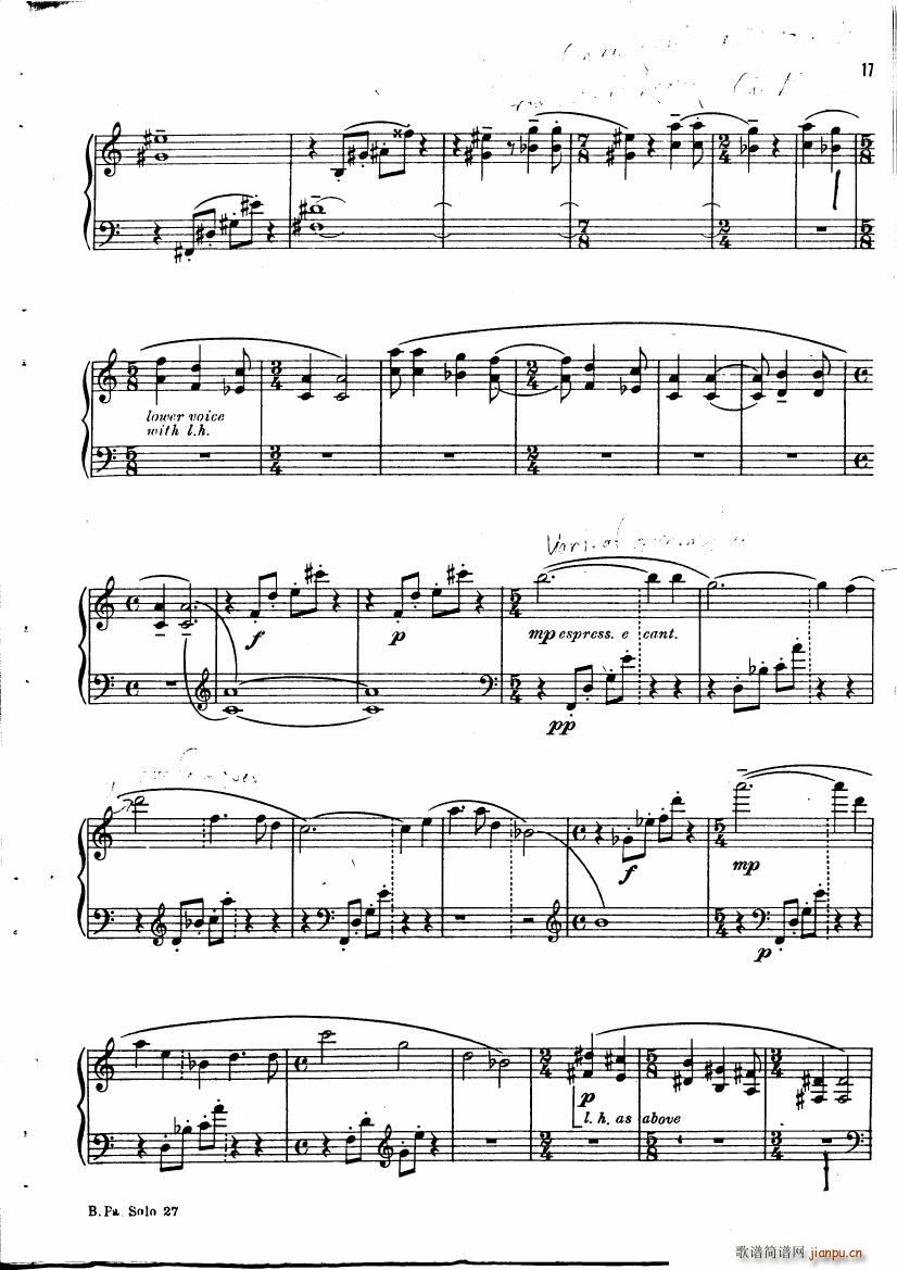 Copland Piano Sonata(V)18