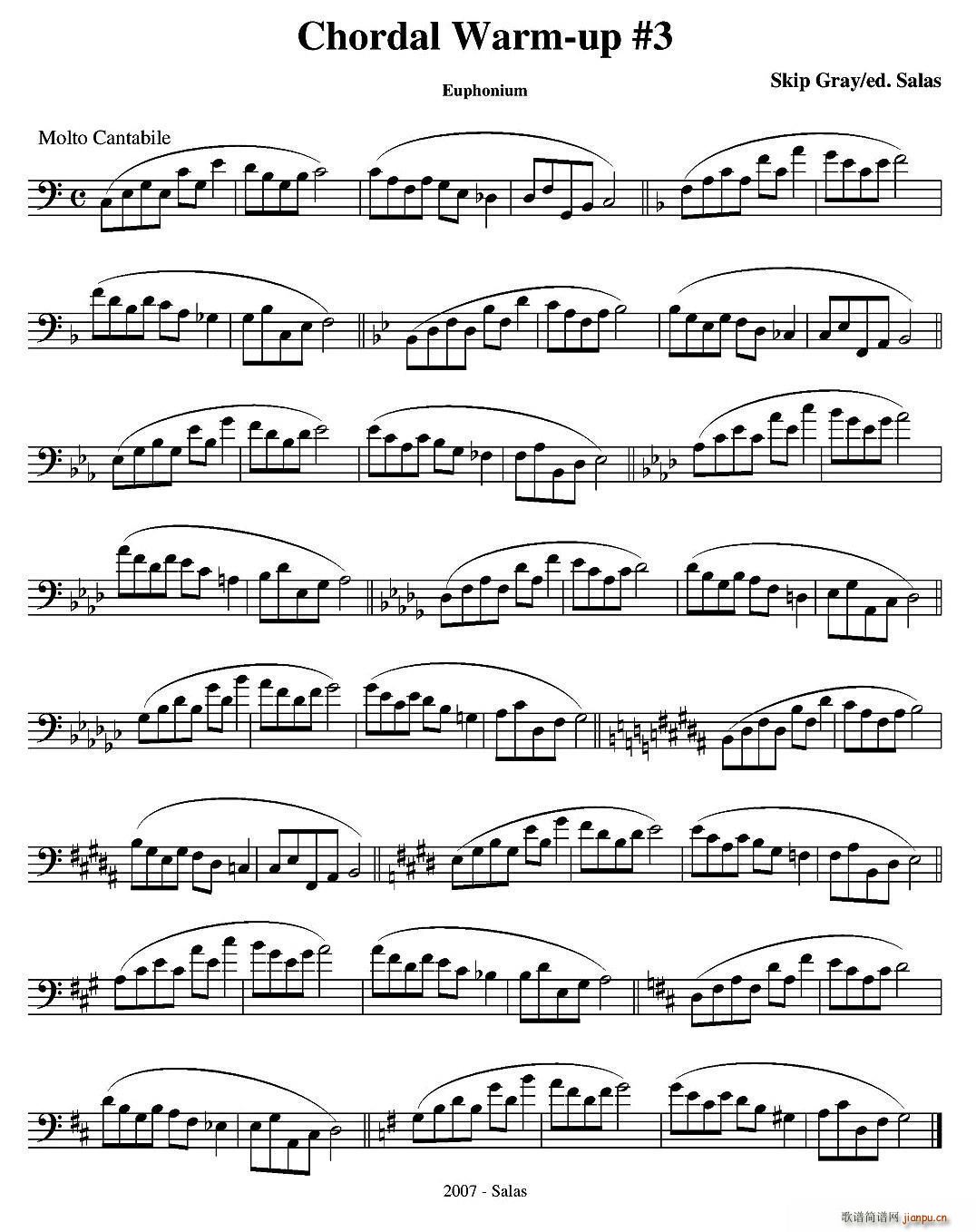 Chordal Warm up Euphonium ̖̲x(ʮּ)3