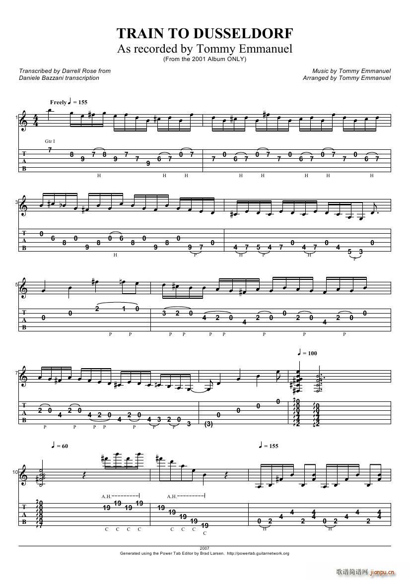 tommy emmanuel train to dusseldorf ָ(V)1