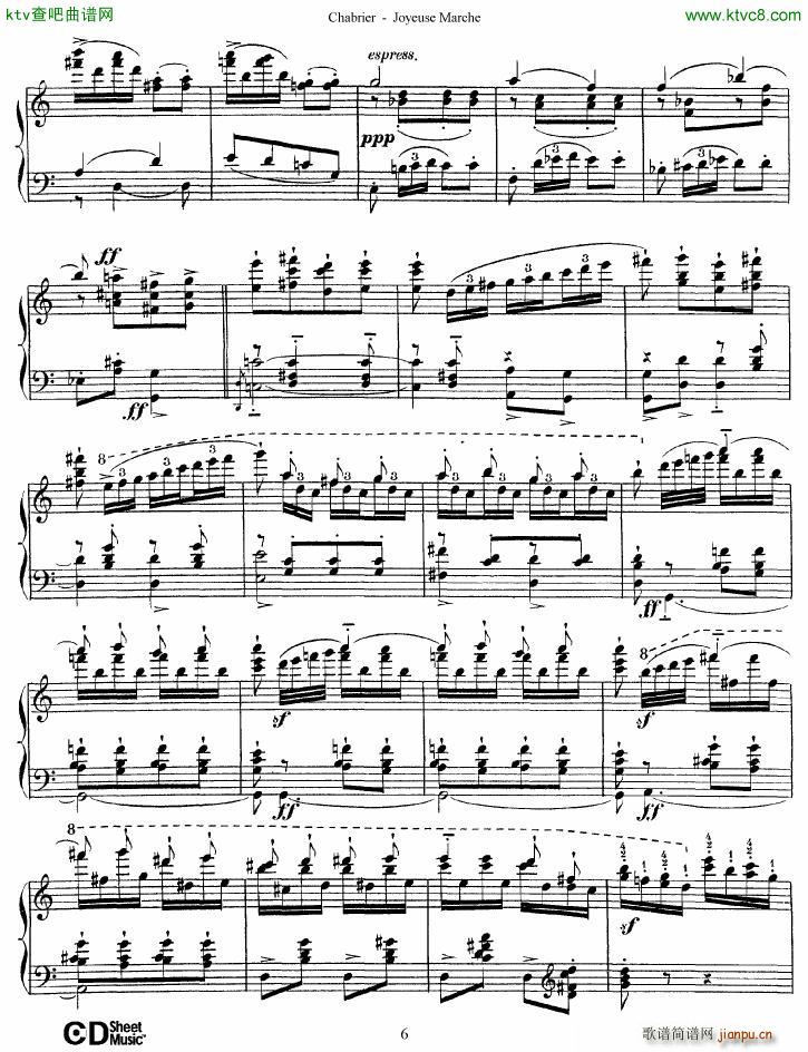 Chabrier Joyeuse Marche(V)6