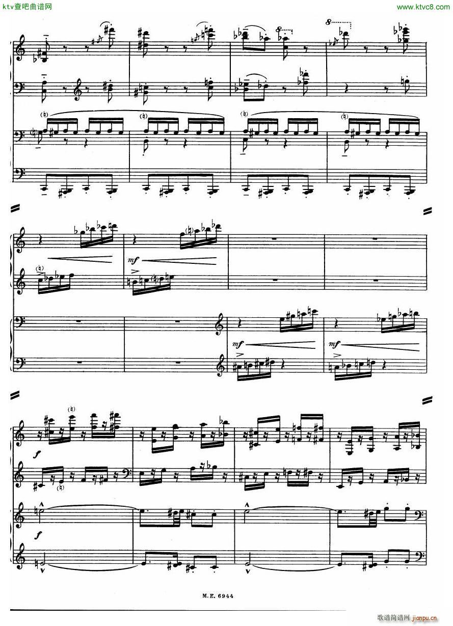 Auric Partita for two pianos(V)14