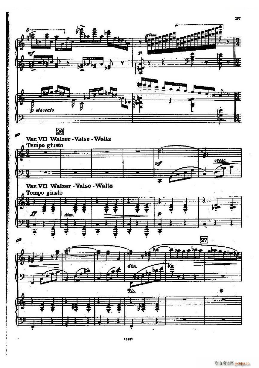 Dohnanyi Variations Nursery Rhyme Op25 һ(V)27