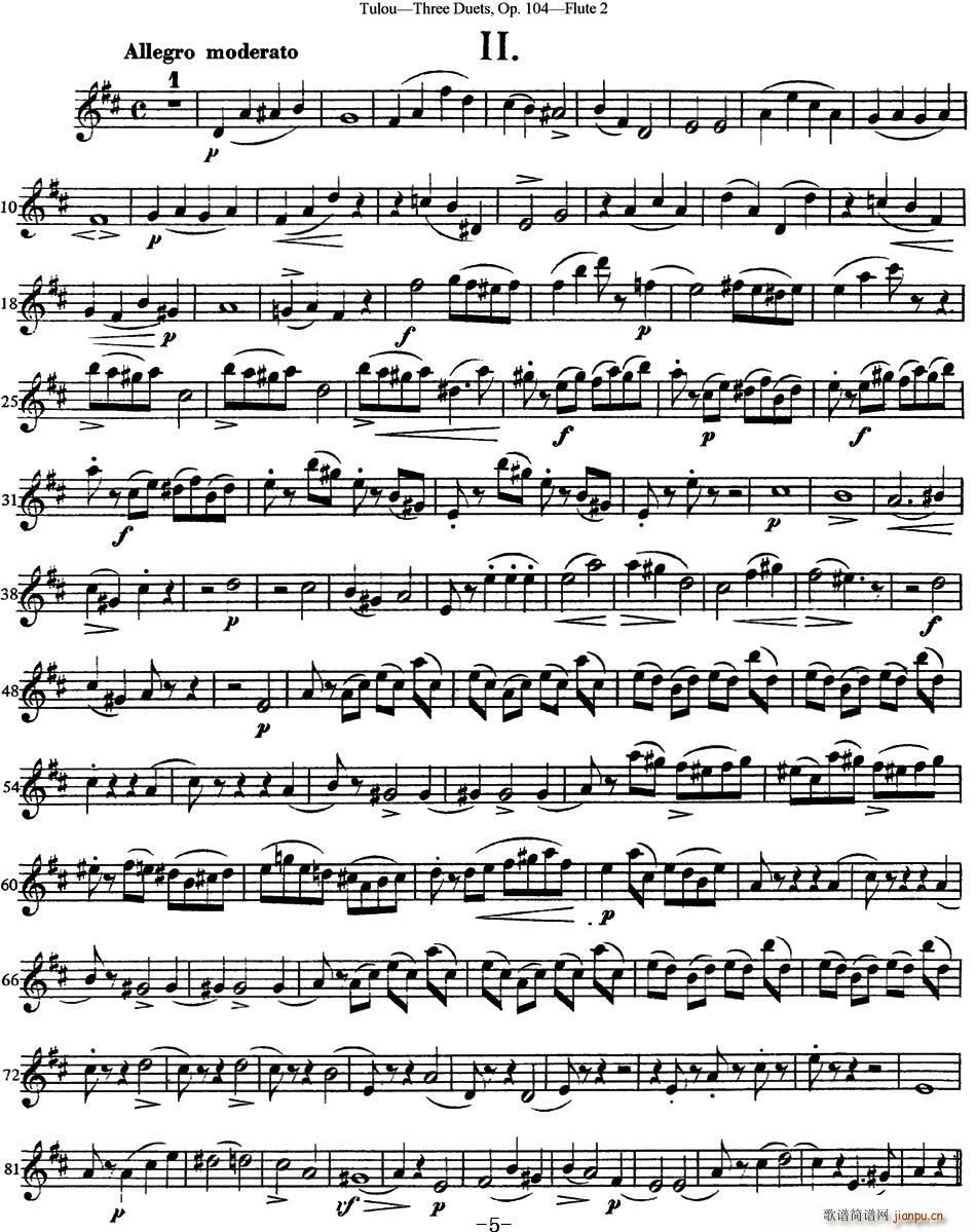 D¶L(chng)Ѻ(jin)Op 104 Flute 2 NO 2(ѺV)1