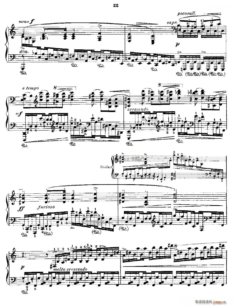 Ф  Fr Chopin Op 25 No11(V)12