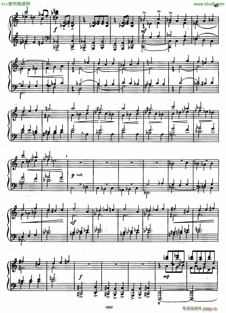 Flyarkovsky 6 preludes and fugues(V)45
