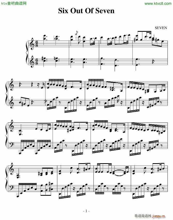 SIX OUT OF SEVEN(V)1