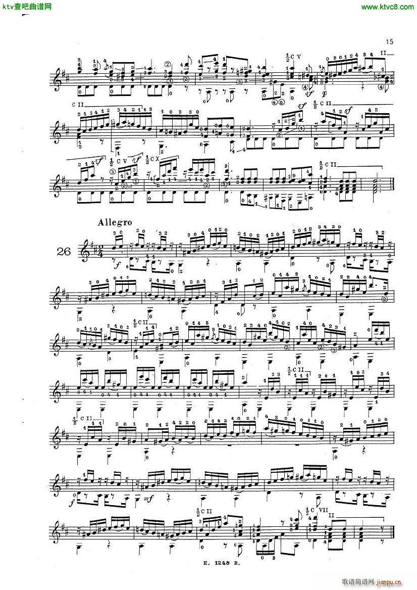 Mauro Giuliani Le Papillon op 50(V)13