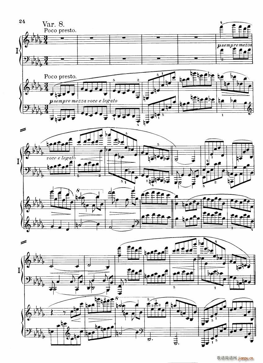 Brahms Variations on a theme by Haydn(V)23