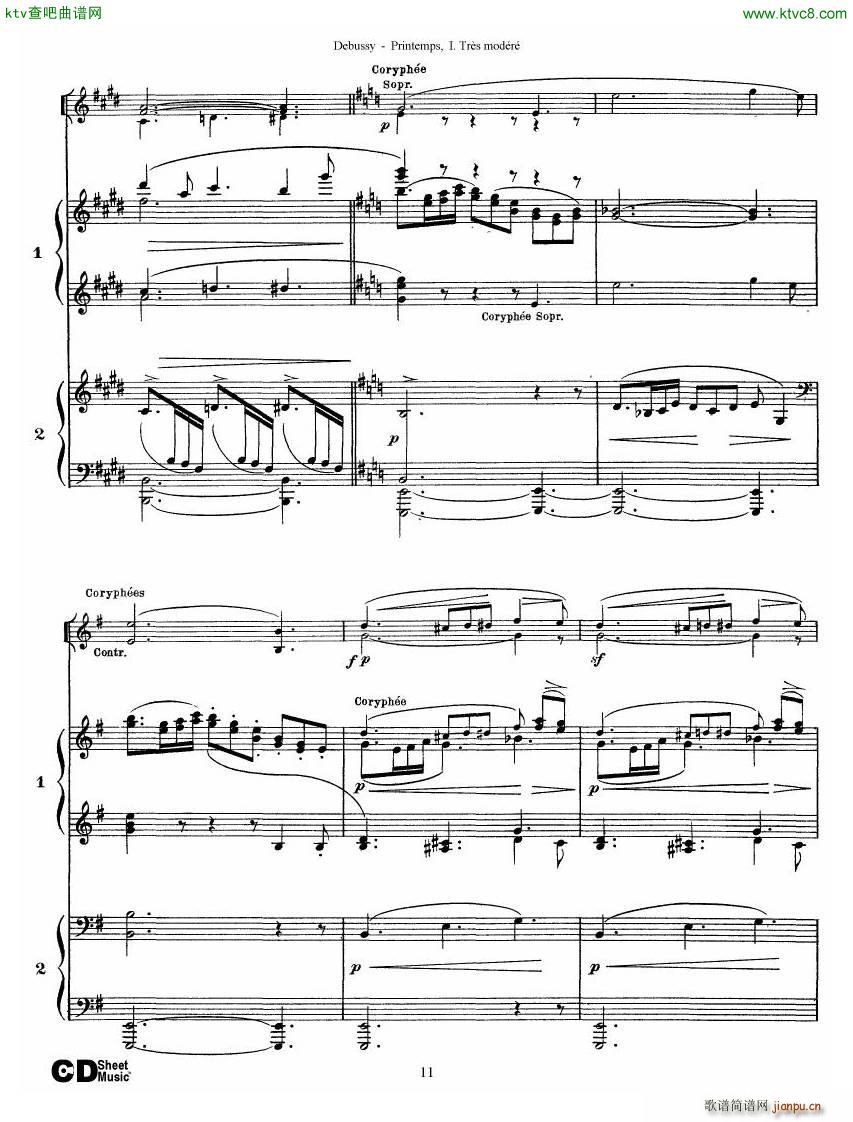 Debussy Printemps I(V)11